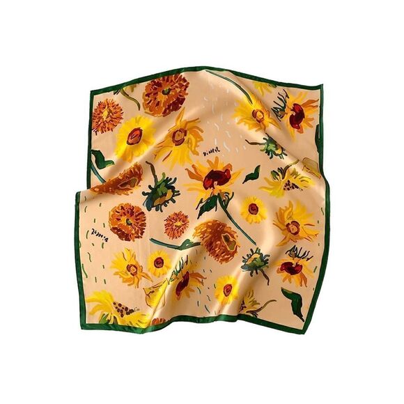 Daisy Silk Scarf 